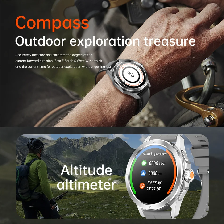 2025 New For Xiaomi S4 Ultra Smart Watch Men AMOLED Outdoor Sport NFC GPS Track Heart Rate Waterproof Bluetooth Call Smartwatch