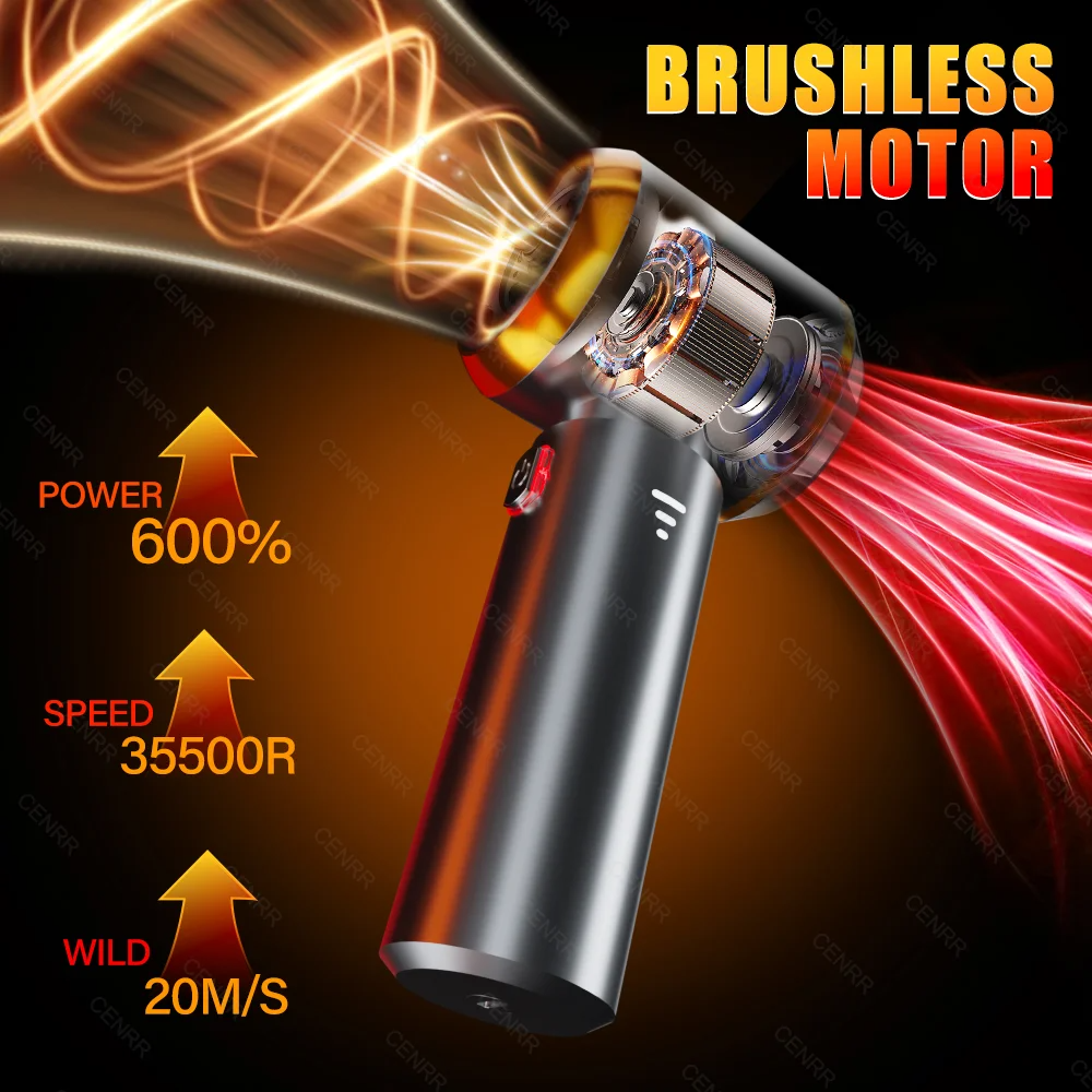 CENRR NEW Car Vacuum Cleaner Powerful Mini 998000PA Portable Vacuum Cleaner for Home Appliance Handheld Blower Car Cleaner