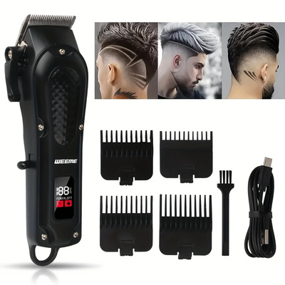 Barbershop special electric hairdresser silent metal body fast charging cordless set home personal care small appliances shave