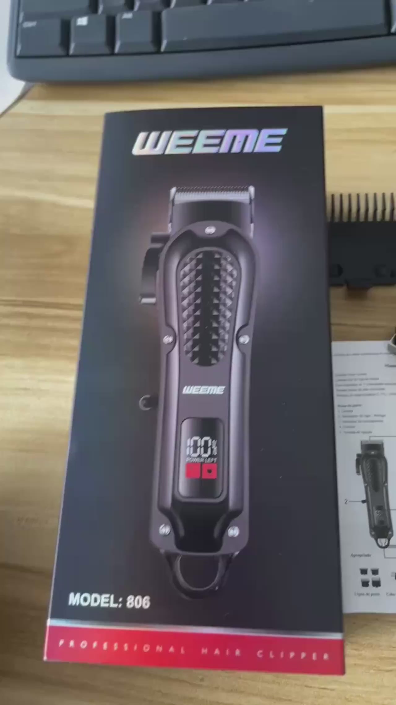 Barbershop special electric hairdresser silent metal body fast charging cordless set home personal care small appliances shave